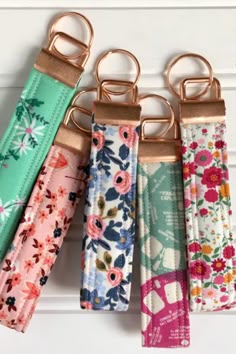 Handbag Strap Key Fob Tutorial in 2025 | Sewing gifts, Small sewing projects, Key fobs diy