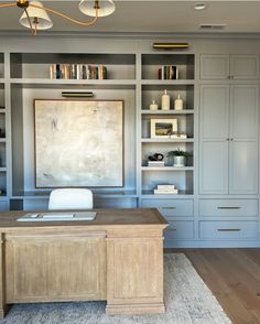 Pin by Mustard Seed Beginning on Style Me Pretty in 2025 | Home office design, Home office cabinets, Home office space
