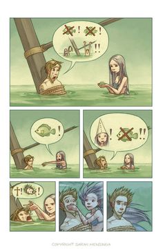L de Loquesea | Mermaid art, Cute drawings, Comic art