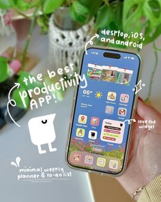 a person holding an iphone in their hand with the caption'best product app'above it