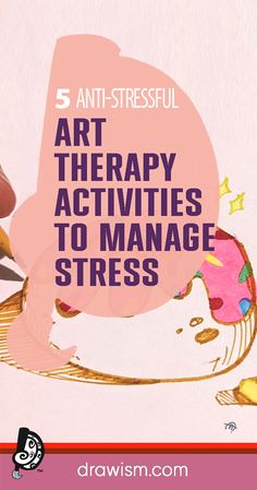 Hand drawn pen sketch of a cute pink donut with sprinkles in traditional art. ry these 5 calming art therapy activities for managing stress & calm your mind fast with these easy & quick expressive art therapy drawing ideas! Easy drawing ideas, drawing tutorials, expressive art therapy activities and art ournal.