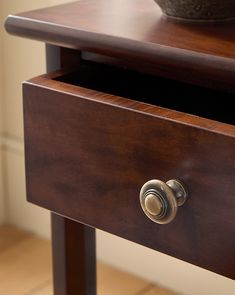 Garnet Hill | Tulip side table, Side table, Dove tail joints