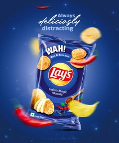 Lays Chips Poster Design