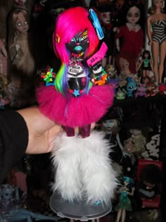 monster high scene catty noir by @dollcultist in 2025 | New monster high dolls, Monster high dolls, Custom monster high dolls