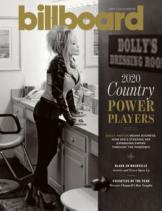 Dolly Parton photographed by Miller Mobley or 2020 Billboard cover story. Country Girls, Billboard Magazine, Music Magazines, Music Industry, Dolly Parton Pictures, Radio Play