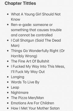 Chapter Title Ideas Chapter Prompts, Chapter Title Ideas Romance, Funny Chapter Titles, Chapter Titles, Book Titles Ideas Wattpad, Writing Plot, Story Writing Prompts, Book Prompts, Writing Inspiration Tips