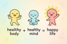 Healthy Body + Healthy Mind = Happy Life | Wellness Motivation in 2025 | Wellness formula, Wellness habits, Healthy body