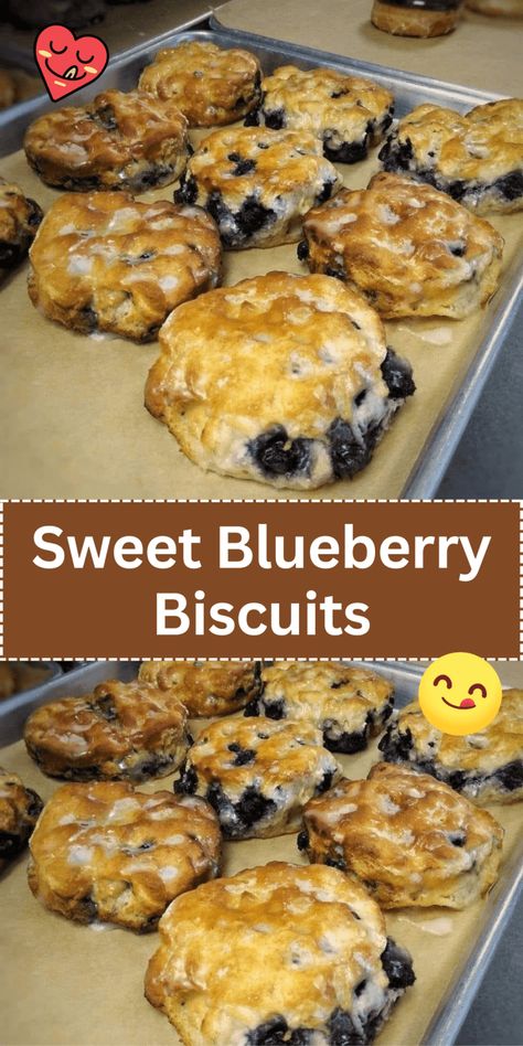 Sweet Blueberry Biscuits