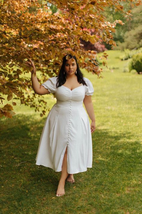 Plus Size Dresses, Outfits, White Plus Size Dresses, Plus Size Dress, Plus Size Summer, Midi Dress, Plus Size Summer Outfits, Modest Dresses, Plus Size Girls