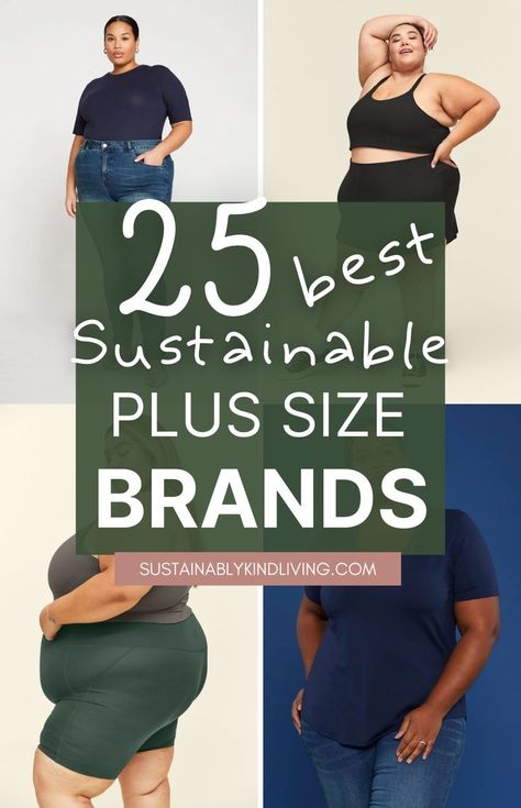 Diy, Sustainable Fashion Brands, Activewear, Size Clothing, Ethical Fashion Brands, Plus Size Stores, Active Wear For Women, Sustainable Fashion, Plus Size Brands