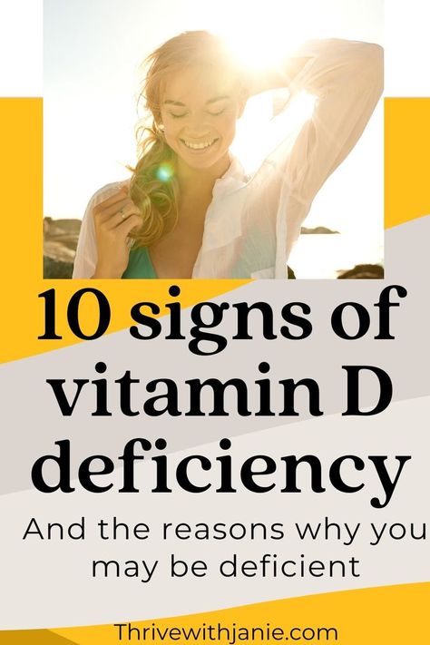 vitamin D deficiency signs.