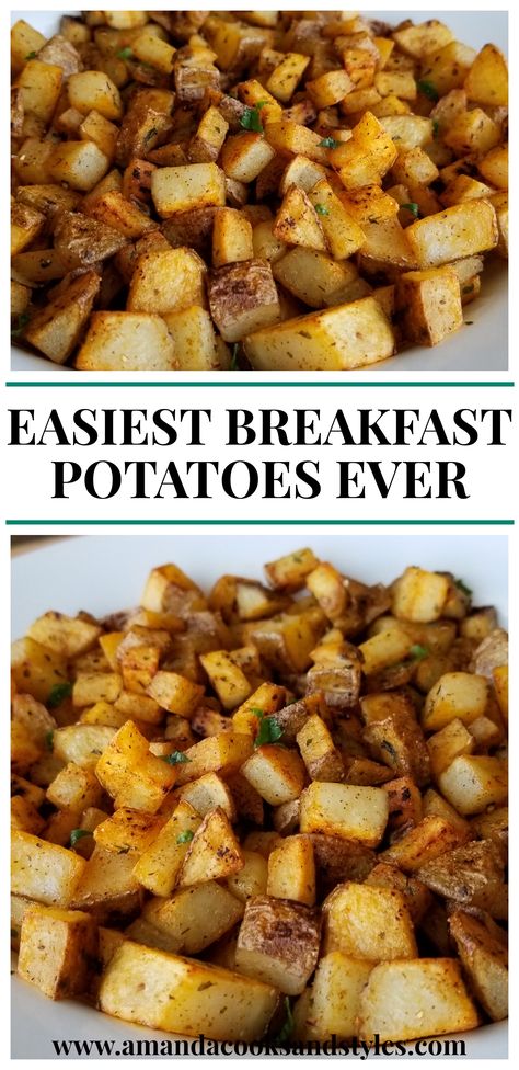 Brunch, Camping, Homemade Breakfast Potatoes, Breakfast Potatoes Easy, Easy Breakfast Potatoes Recipe, Breakfast Potatoes, Potato Breakfast Recipes, Breakfast Recipes Easy, Breakfast Dishes