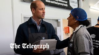 video: Prince William promises to look after Princess of Wales on return to royal duties