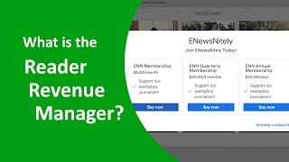 What is the Reader Revenue Manager?