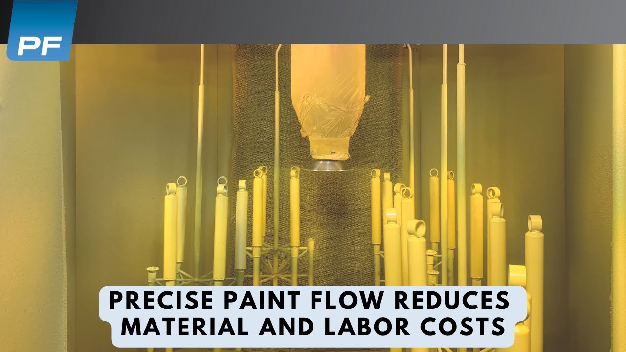 Precise Paint Flow Reduces Material and Labor Costs