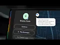 A video showing new messaging updates coming to Android Auto, including a voice summary of an incoming text message and suggested smart replies you can take without touching your phone.