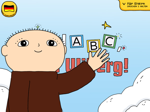 Spiel ABC Willi Wiberg: eine tolle Kinder App zum Alphabet-Lernen