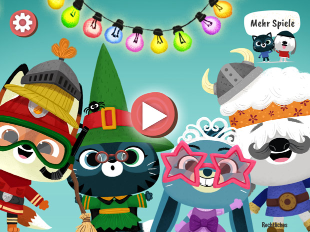 Kinderapp zum Zähneputzen für Kleinkinder und Tiere Verkleiden als kostenlose Spiele App