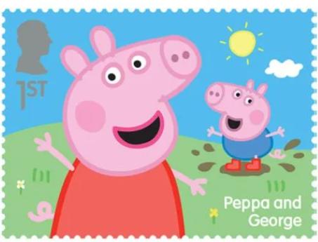 Peppa Pig and George