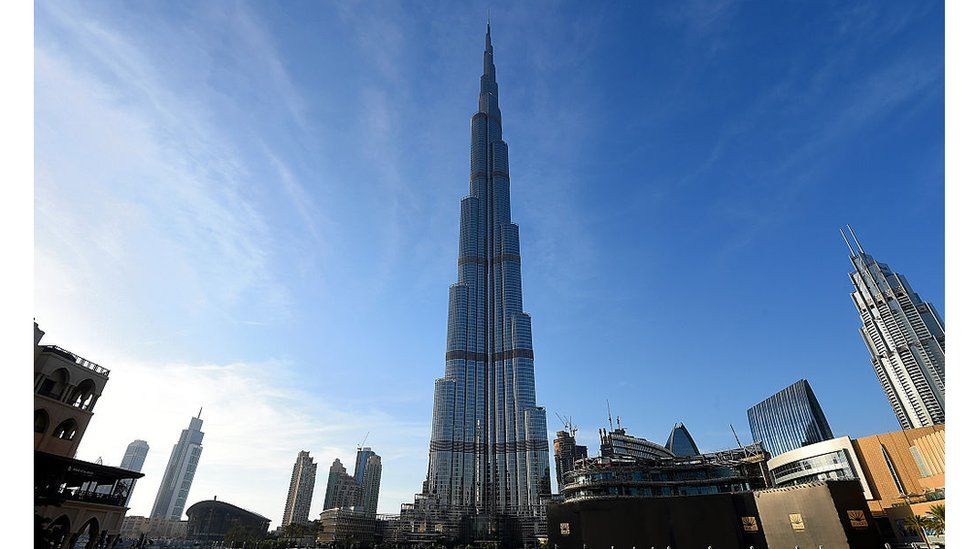 Burj Khalifa in Dubai, United Arab Emirates.