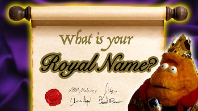 Saturday Mash-Up! - Quiz: What is your Royal Name?