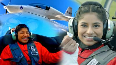 Blue Peter - Seat belt signs on for Shini's first challenge!