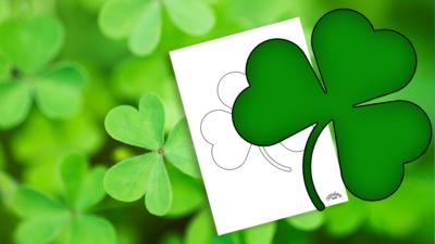 Colour in a shamrock