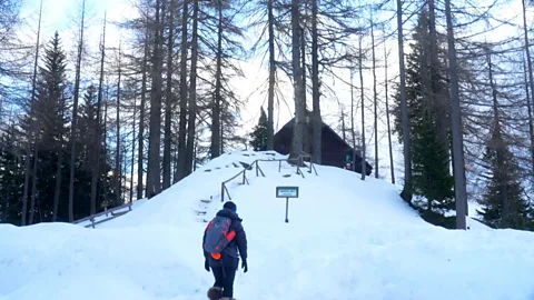 Slovenia's most remote bedroom on top of a snowy mountain