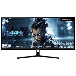 JAPANNEXT JN-IPS34144UWQHDR Q[~Oj^[   m34^ /UWQHD(3440×1440j /Ch /144Hzn y864z