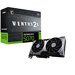 MSI(GGXAC) OtBbN{[h  ubN GeForce RTX 5070 12G VENTUS 2X OC mGeForce RTXV[Y /12GBn