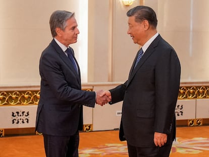 Blinken Xi in Beijing
