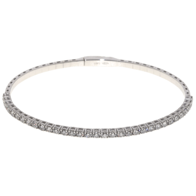 Penelope Ashford Tennis Bracelet 14K White Gold 33 Diamonds