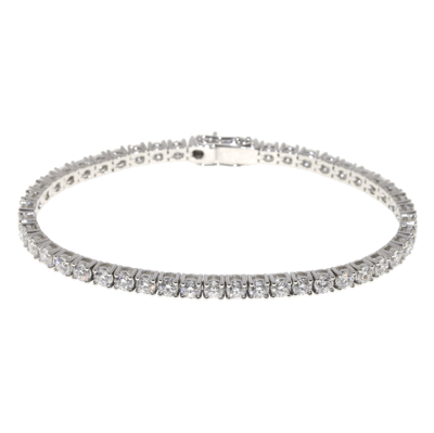 Penelope Ashford Tennis Bracelet 14K White Gold 48 Diamonds