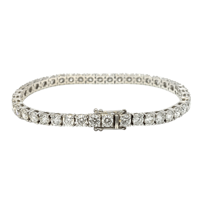 Penelope Ashford Tennis Bracelet 18K White Gold 41 Diamonds