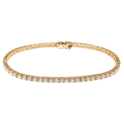 Penelope Ashford Tennis Bracelet 18K Rose Gold 57 Diamonds