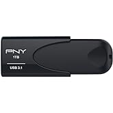 PNY Attaché 4 USB 3.1 Flash Drive - 1TB - Black