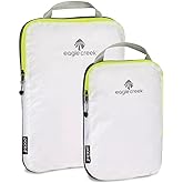 Eagle Creek Pack-It Specter Compression Packing Cubes for Travel S/M - 2 Durable, Lightweight, Water-Resistant Ripstop Fabric