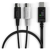 CME U2MIDI Pro - High-Speed USB MIDI Cable with Filter and Mapper - Plug & Play USB-to-MIDI Interface for Computer/Laptop/PC 
