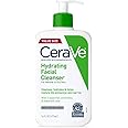CeraVe Hydrating Facial Cleanser | Moisturizing Non-Foaming Face Wash with Hyaluronic Acid, Ceramides and Glycerin | Fragranc
