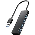 ANYPLUS USB 3.0 Hub, 4 Port USB Hub Splitter,Portable USB Adapter Mini Multiport Expander for Desktop, Laptop, Xbox, Flash Dr