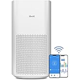 LEVOIT Air Purifiers for Home Large Room Up to 3175 Sq. Ft with Smart WiFi, PM2.5 Monitor, 3-in-1 Filter Captures Particles, 