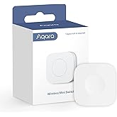 Aqara Wireless Mini Switch, Requires AQARA HUB, Zigbee Connection, Versatile 3-Way Control Button for Smart Home Devices, Com