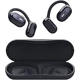 Oladance OWS1 Open Ear Headphones, Wireless Bluetooth 5.2 Headphones Air Conduction, Up to 16 Hours Battery Life with Carry C