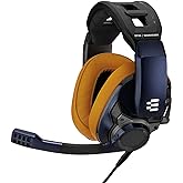EPOS I Sennheiser GSP 602 – Wired Closed Acoustic Gaming Headset, Noise-Cancelling Microphone, Adjustable Headband with Custo