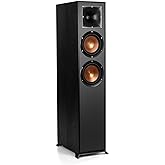 Klipsch R-620F Floorstanding Speaker with Tractrix Horn Technology | Live Concert-Going Experience in Your Living Room, Ebony