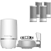 Waterdrop Water Filter for Sink, 320-Gallon Faucet Mount Water Filtration System for Tap Water, NSF Certified Reduces Chlorin