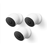 Google Nest Cam Outdoor or Indoor/Battery - 2nd Generation (3 Pack)
