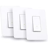 Kasa Smart Light Switch HS200P3, Single Pole, Needs Neutral Wire, 2.4GHz Wi-Fi Light Switch Works with Alexa and Google Home,