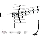 [Newest 2023] Five Star Outdoor HDTV Antenna up to 200 Mile Long Range, Attic or Roof Mount, Digital OTA Antenna for 4K 1080P
