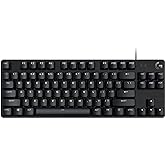Logitech G413 TKL SE Mechanical Gaming Keyboard - Compact Backlit Keyboard with Tactile Mechanical Switches, Anti-Ghosting, C